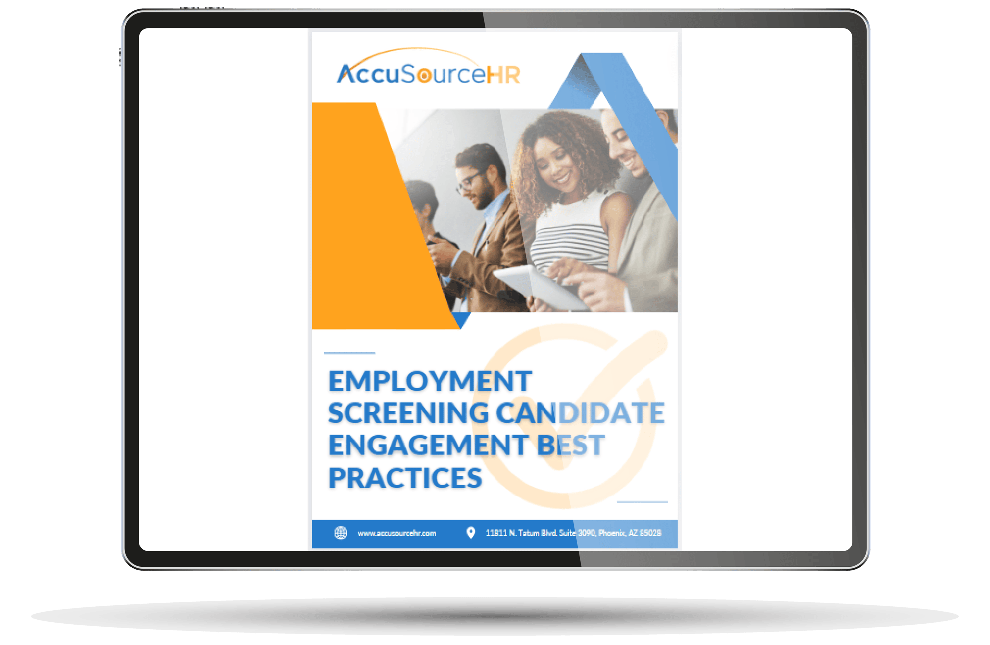 Ebook Frame for Website - Employment Screening Candidate Engagement Best Practices