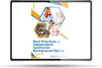 eBook - Best Practices in Independent Contractor Background Checks