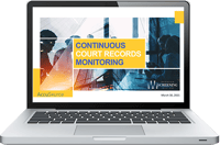 court record monitoring