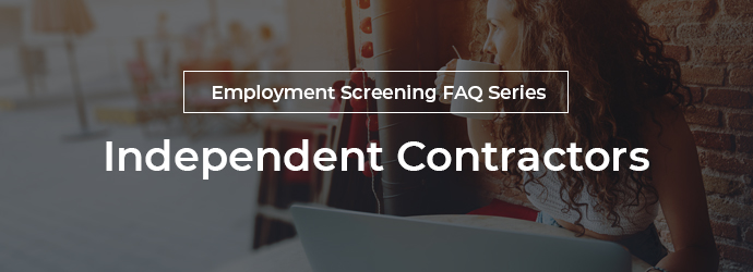 background checks on independent contractors